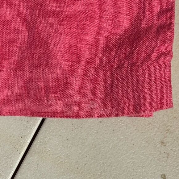 JM Collection Linen Pink Pants Plus Size Curvy 16 - Picture 11 of 11